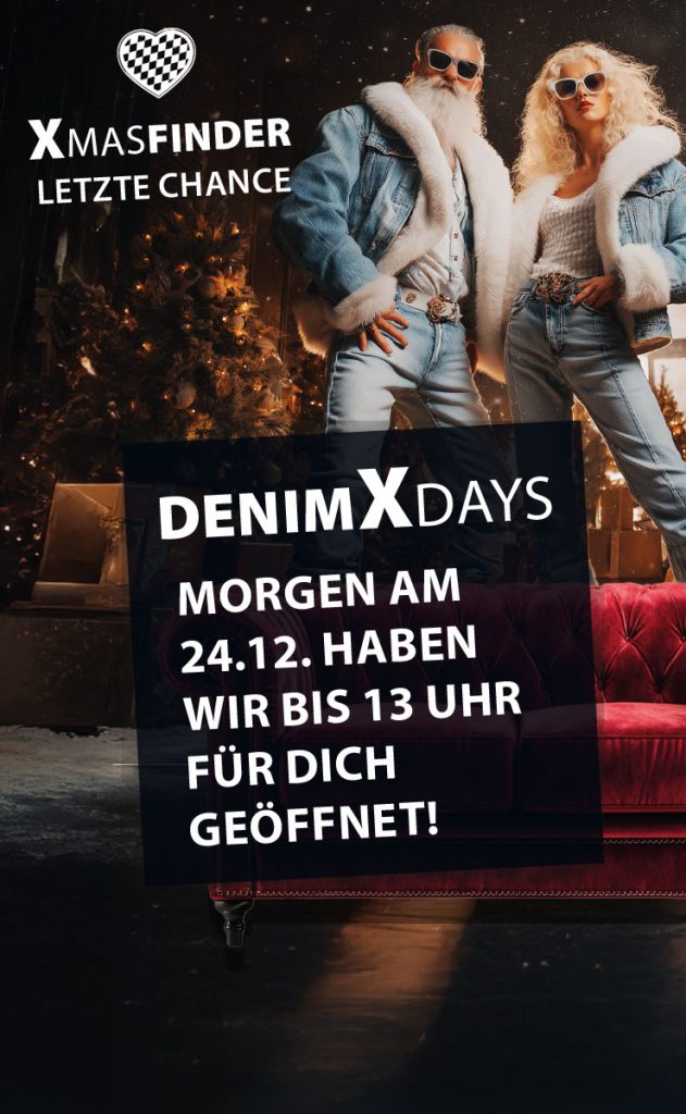 Letzte Möglichkeit für dein Geschenk für deine Liebsten. Wir haben am 24.12. bis 13 Uhr geöffnet.