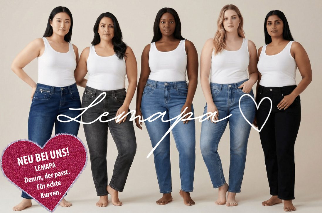 LEMAPA Curvy Jeans f&uuml;r Damen in verschiedenen Waschungen und Passformen &ndash; Jeans House Olching